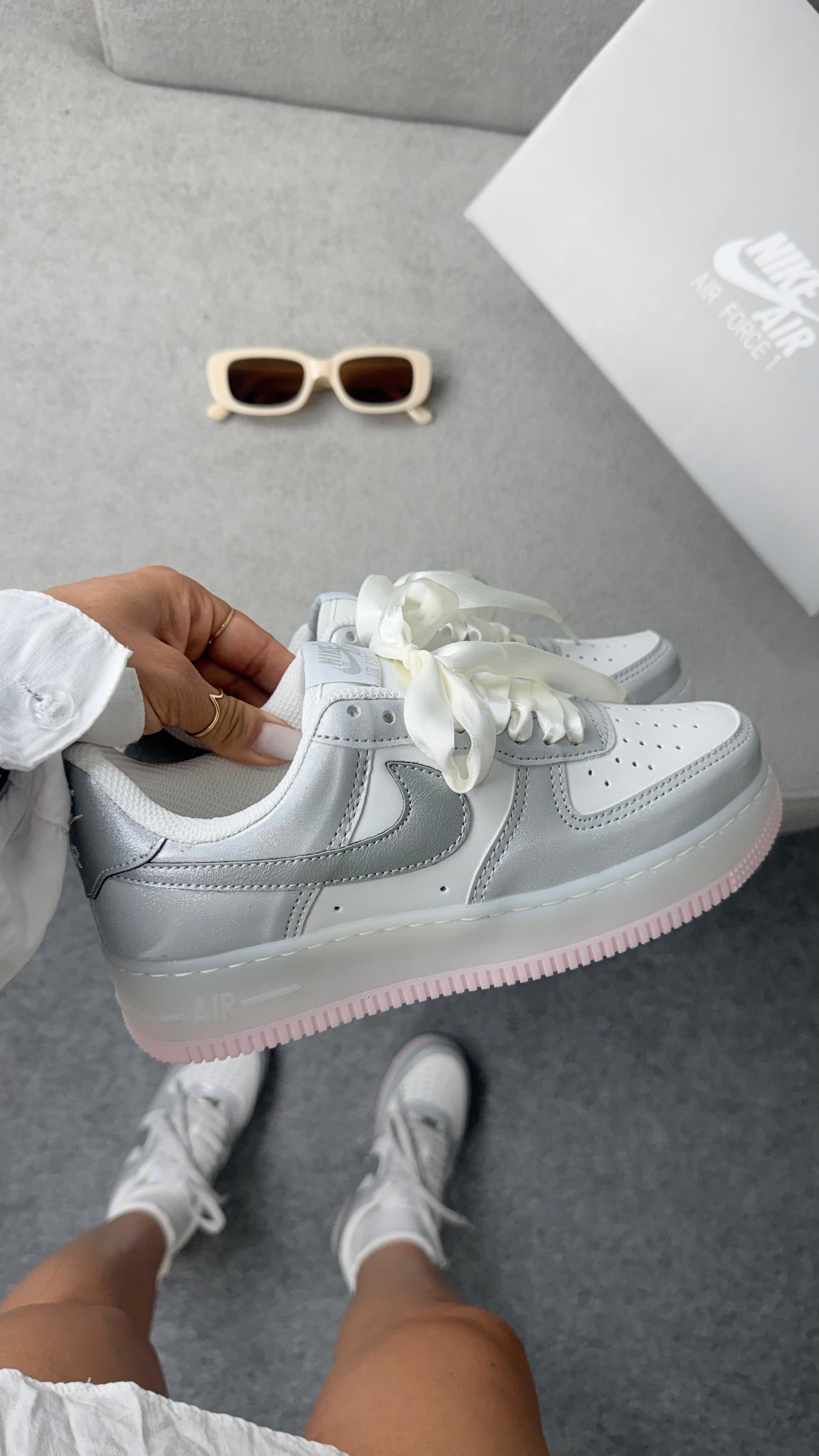 Air force prata/rosa foto 2