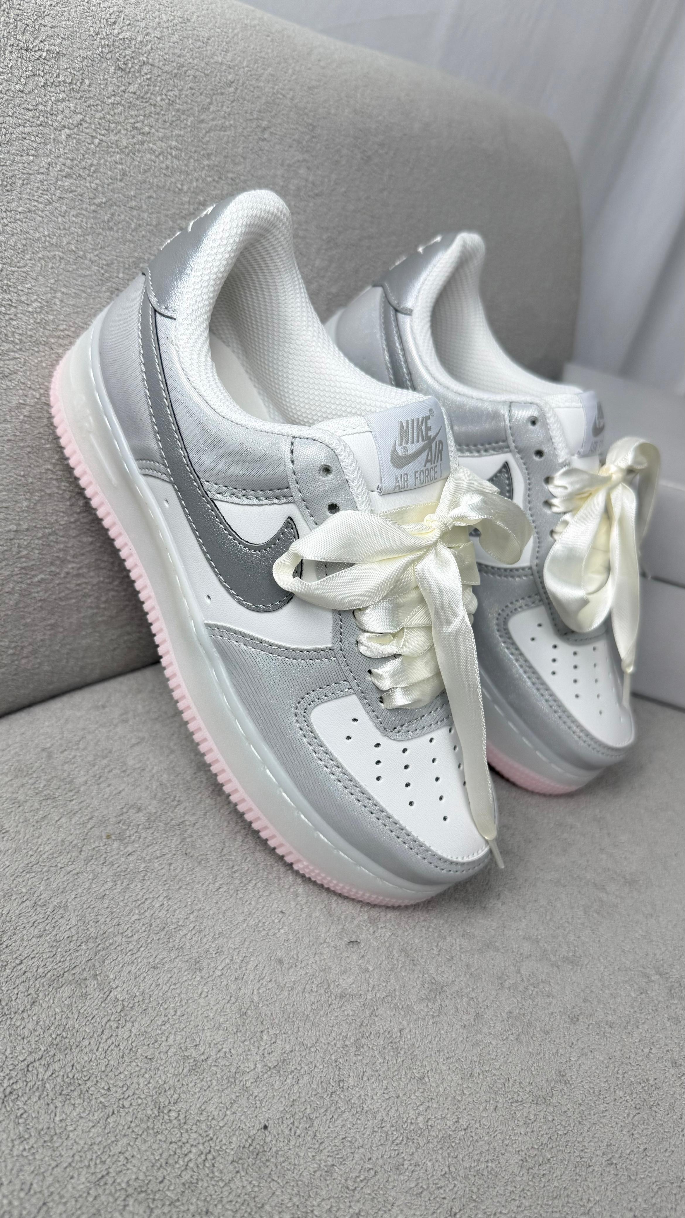 Air force prata/rosa