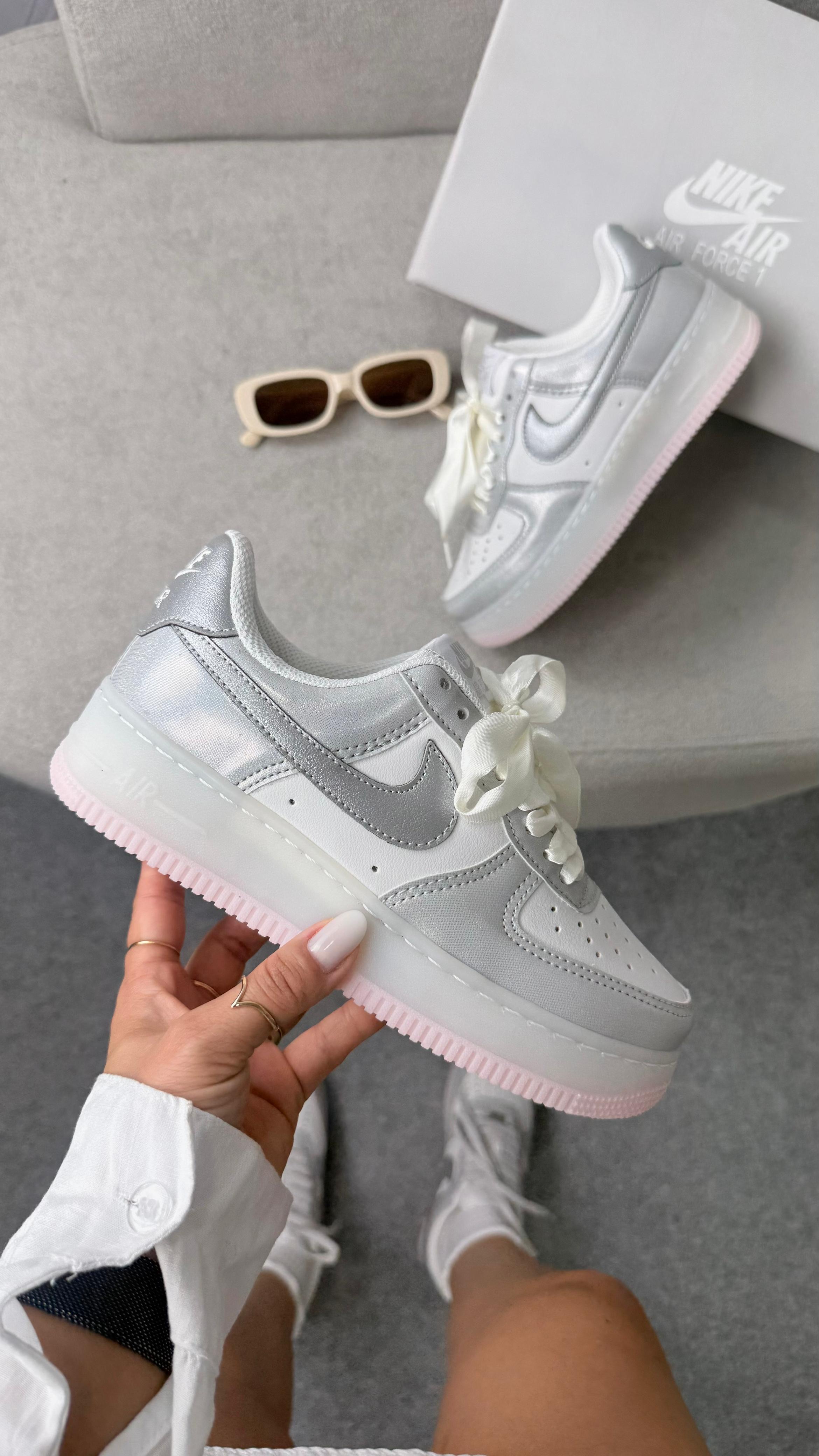 Air force prata/rosa foto 5