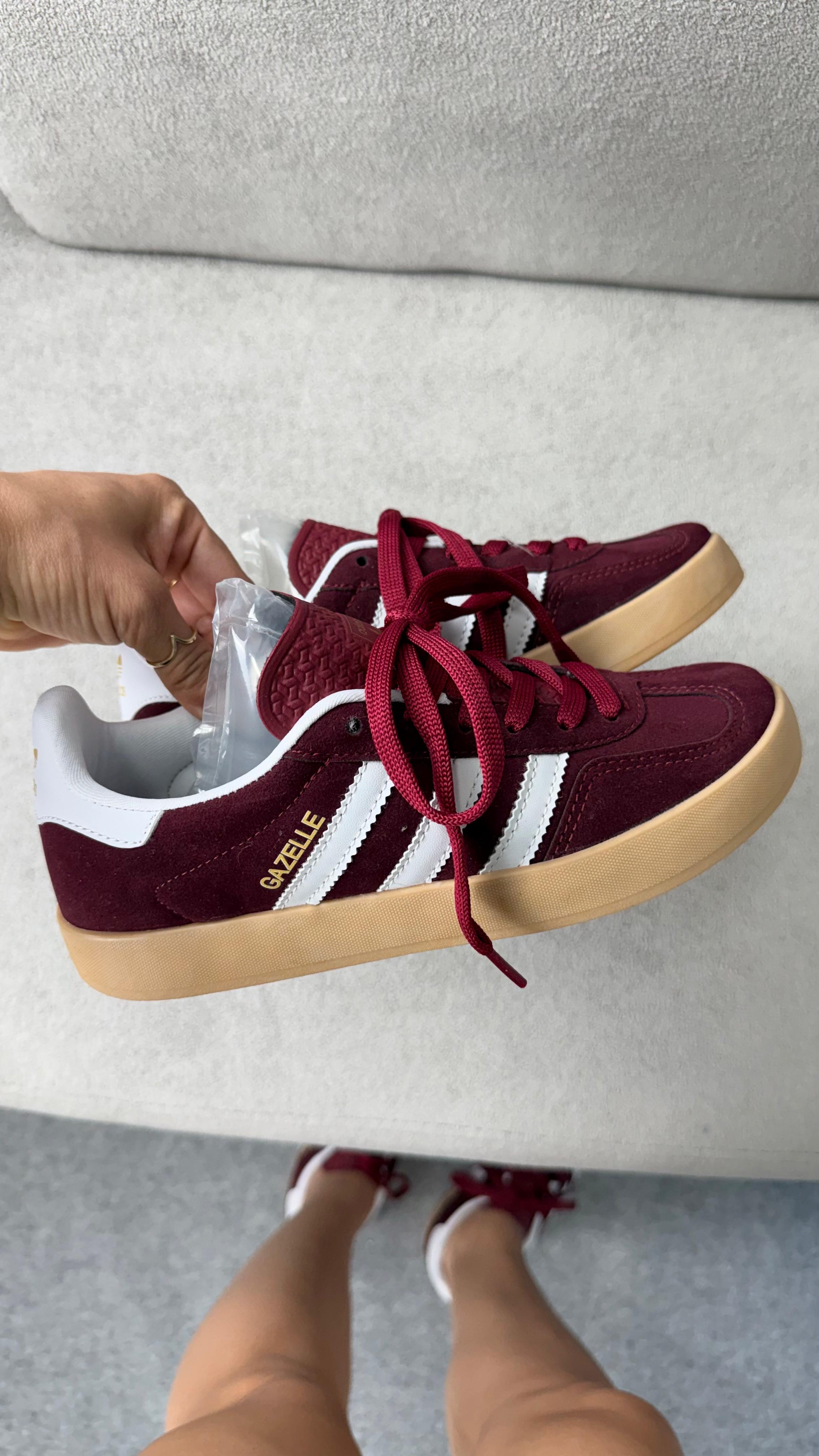 Adidas gazelle (bordo) foto 4